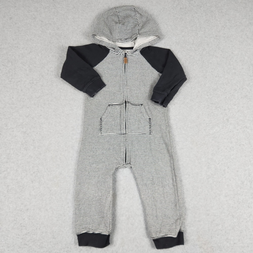 Carter's Pajamas Jumpsuit Boys 24M Multi Fleece Fox Bear Dog One-Piece Zip-Up - Picture 3 of 10